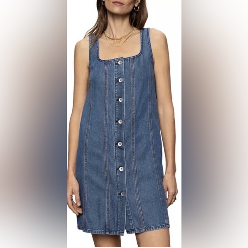 Sanctuary Blossom Denim Mini Dress